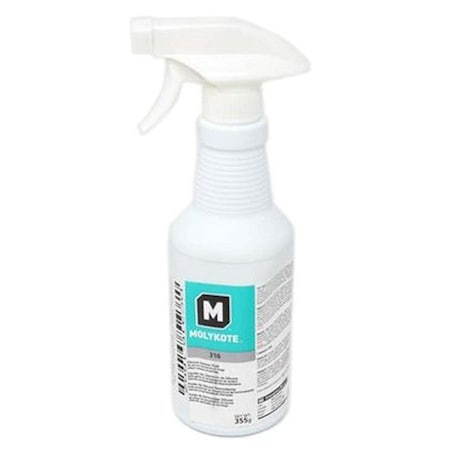 Molykote Lubricant Spray; 355 G; 316 Silicone; Clear MOLYKOTE 316 SPRAY 355G